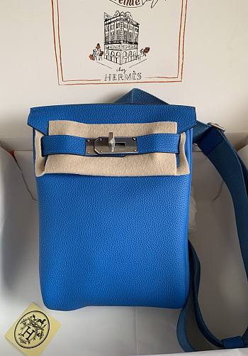 Okify Hermes Hac A Dos PM Backpack Blue