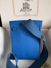 Okify Hermes Hac A Dos PM Backpack Blue - 5