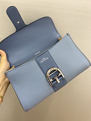Okify Delvaux Brillant East Wesst in Box Calf Blue - 5