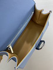Okify Delvaux Brillant East Wesst in Box Calf Blue - 4