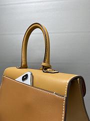 Okify Delvaux Brillant East Wesst in Box Calf Brown - 3