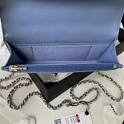 Okify CC 23 New Lamskin Small Bags Blue - 2
