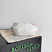 Okify Bottega Veneta Mini Jodie Heart Bag White  - 3