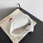 Okify Bottega Veneta Mini Jodie Heart Bag White  - 4