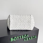 Okify Bottega Veneta Mini Cabat Supple Heart Bag White - 6