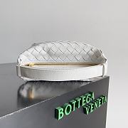 Okify Bottega Veneta Mini Wallace Supple Heart Bag White - 3