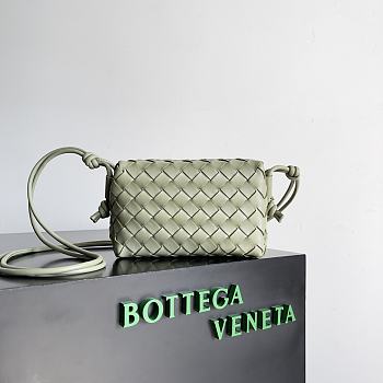 Okify Bottega Veneta Mini Loop Camera Bag Green