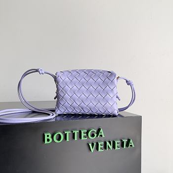 Okify Bottega Veneta Mini Loop Camera Bag Purple