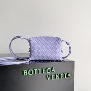 Okify Bottega Veneta Mini Loop Camera Bag Purple - 4