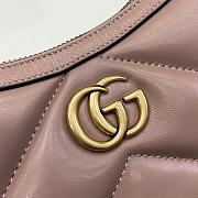 Okify Gucci GG Marmont Small Shoulder Bag Dusty Pink Leather - 6