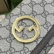 Okify Gucci Blondie Continental Chain Wallet  Beige And Ebony GG Supreme Canvas - 3