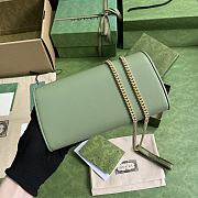 Okify Gucci Blondie Continental Chain Wallet Green Leather - 3