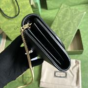Gucci Blondie Medium Chain Wallet Black Leather  - 5