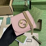 Gucci Blondie Medium Chain Wallet Pink Leather - 1