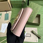 Gucci Blondie Medium Chain Wallet Pink Leather - 2