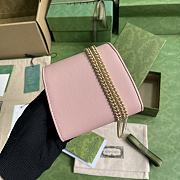 Gucci Blondie Medium Chain Wallet Pink Leather - 5