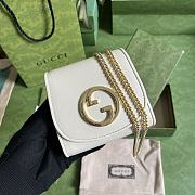 Gucci Blondie Medium Chain Wallet White Leather - 1