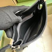 Okify Gucci Horsebit Slim Small Shoulder Bag Black Leather - 5