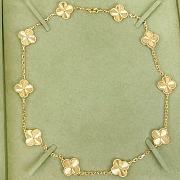 Okify Van Cleef and Arpels VCA Vintage Alhambra 10 Motifs Guilloche Necklace - 6