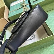 Okify Gucci Horsebit 1955 Shoulder Bag Black Leather - 2