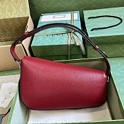 Okify Gucci Horsebit 1955 Shoulder Bag Red Leather - 2
