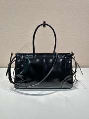 Okify Prada Large Leather Handbag Black Leather  - 5