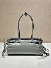 Okify Prada Medium Leather Handbag Gray Leather - 4