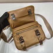 Okify Prada Re-Nylon and Saffiano Leather Shoulder Bag Tobacco - 5