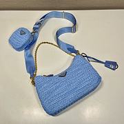 Okify Prada Re-Edition 2005 Crochet Bag Blue - 3