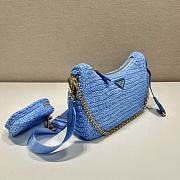 Okify Prada Re-Edition 2005 Crochet Bag Blue - 2