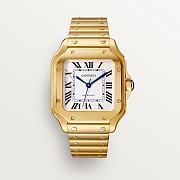 Okify Cartier Santos De Cartier Watch Gold Medium Model - 6