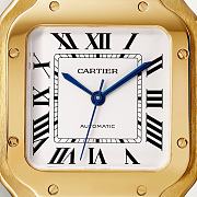 Okify Cartier Santos De Cartier Watch Gold Medium Model - 2