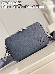 Okify LV Alpha Wearable Wallet Navy Blue - 2