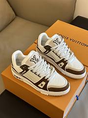 Okify LV Mocha Trainer Sneaker Brown - 5