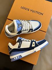 Okify LV Mocha Trainer Sneaker Blue - 4