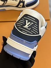 Okify LV Mocha Trainer Sneaker Blue - 2
