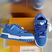 Okify LV Trainer Maxi Sneakers Blue 1ABM2F - 5