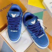 Okify LV Trainer Maxi Sneakers Blue 1ABM2F - 3