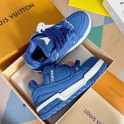 Okify LV Trainer Maxi Sneakers Blue 1ABM2F - 2
