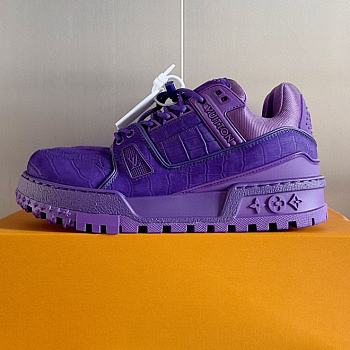 Okify LV Trainer Maxi Sneaker Purple 1ACNLY