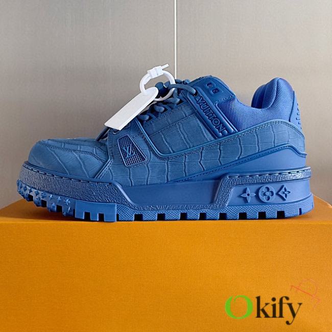 Okify LV Trainer Maxi Sneaker Blue 1ACNM4 - 1