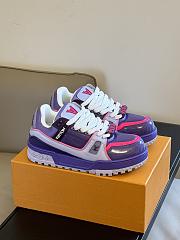 Okify LV Trainer Maxi Sneaker Purple 1ACF72 - 1