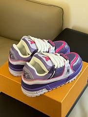 Okify LV Trainer Maxi Sneaker Purple 1ACF72 - 3