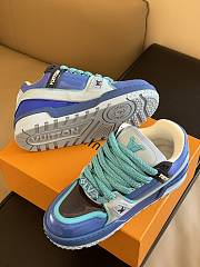 Okify LV Trainer Maxi Sneaker Blue 1ACF7M - 3