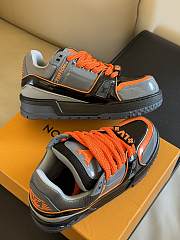 Okify LV Trainer Maxi Sneaker Black 1ACF6I - 4