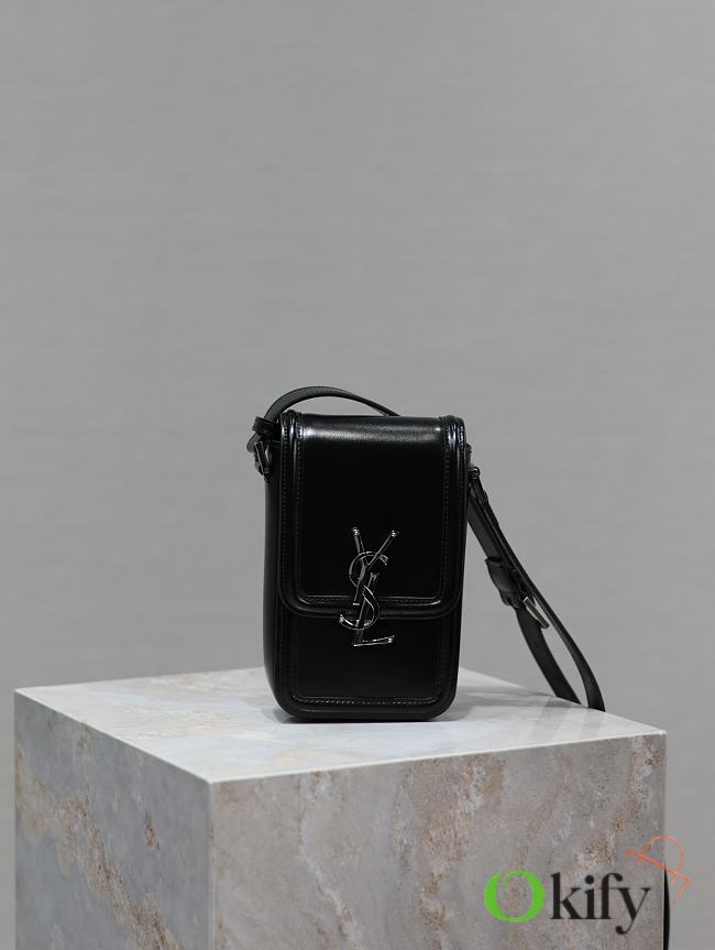 Okify YSL Solferino Mini Bag In Smooth Leather Black - 1