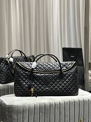 Okify YSL ES Giant Travel Bag in Quilted Leather Black - 1