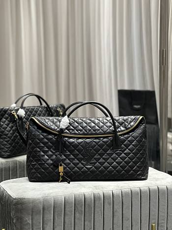 Okify YSL ES Giant Travel Bag in Quilted Leather Black