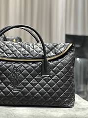 Okify YSL ES Giant Travel Bag in Quilted Leather Black - 6