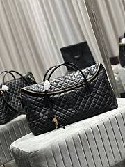 Okify YSL ES Giant Travel Bag in Quilted Leather Black - 5